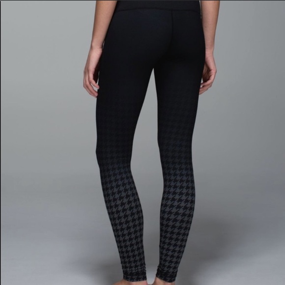LULULEMON Wunder Under ombré houndstooth size 4 - Picture 3 of 5